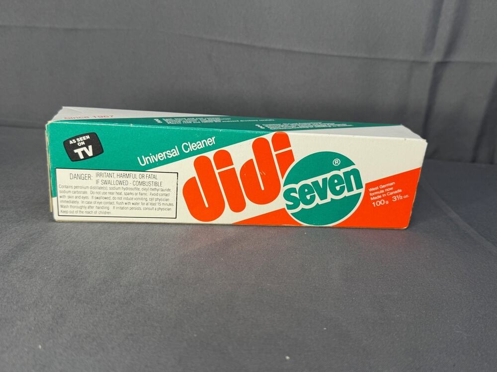 Vintage DiDi Seven Universal Cleaner 100g Made in Germany NEW Sealed Collectible
